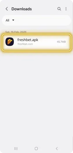 Freshbet APK File