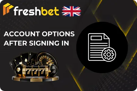 Fresh Bet Dashboard Menu After Logging In