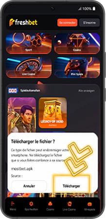 Télécharger Freshbet APK en France